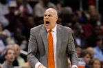 ATLANTA, GA - MARCH 09:  Head coach Seth Greenberg of the Virginia Tech Hokies reacts as he coaches against the Duke Blue Devils in their Quarterfinal game of the 2012 ACC Men's Basketball Conferene Tournament at Philips Arena on March 9, 2012 in Atlanta, Georgia  (Photo by Streeter Lecka/Getty Images)