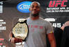 ATLANTA, GA - FEBRUARY 16: Fighter Jon Jones poses after a press conference promoting UFC 145: Jones v Evans at Philips Arena on February 16, 2012 in Atlanta, Georgia. (Photo by Scott Cunningham/Getty Images)