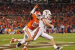 CHARLOTTE, NC - DECEMBER 03: Danny Coale #19 of the Virginia Tech Hokies runs after a catch during the ACC Championship game against the Clemson Tigers at Bank of America Stadium on December 3, 2011 in Charlotte, North Carolina.  (Photo by Mike Ehrmann/Getty Images)