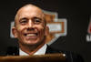 NEW YORK - MARCH 24:  Georges St-Pierre of Montreal, Quebec, Canada speaks at a press conference for UFC 111 at Radio City Music Hall on March 24, 2010 in New York City.  St-Pierre will face Dan Hardy of Nottingham UK in the Welterweight title bout.  (Photo by Jeff Zelevansky/Getty Images)