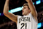 CHICAGO, IL - MARCH 20:  Tim Abromaitis #21 of the Notre Dame Fighting Irish shoots against the Florida State Seminoles in the first half during the third round of the 2011 NCAA men's basketball tournament at the United Center on March 20, 2011 in Chicago, Illinois.  (Photo by Jamie Squire/Getty Images)