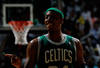 ATLANTA, GA - MAY 01:  Paul Pierce #34 of the Boston Celtics reacts after a basket against the Atlanta Hawks in Game Two of the Eastern Conference Quarterfinals in the 2012 NBA Playoffs at Philips Arena on May 1, 2012 in Atlanta, Georgia.  NOTE TO USER: User expressly acknowledges and agrees that, by downloading and or using this photograph, User is consenting to the terms and conditions of the Getty Images License Agreement.  (Photo by Kevin C. Cox/Getty Images)