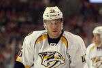 SUNRISE, FL - MARCH 03:  Andrei Kostitsyn #46 of the Nashville Predators skates against the Florida Panthers at the BankAtlantic Center on March 3, 2012 in Sunrise, Florida.  (Photo by Bruce Bennett/Getty Images)