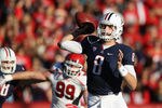 TUCSON, AZ - NOVEMBER 05:  Quarterback Nick Foles #8 of the Arizona Wildcats throws a pass during the college football game against the Utah Utes at Arizona Stadium on November 5, 2011 in Tucson, Arizona.  The Utes defeated the Wildcats 34-21.  (Photo by Christian Petersen/Getty Images)