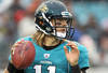 JACKSONVILLE, FL - DECEMBER 11:  Blaine Gabbert #11 of the Jacksonville Jaguars attempts a pass during the game against the Tampa Bay Buccaneers at EverBank Field on December 11, 2011 in Jacksonville, Florida.  (Photo by Sam Greenwood/Getty Images)