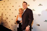 INDIANAPOLIS, IN - FEBRUARY 04:  NFL quarterback Kurt Warner (R) and Brenda Warner attend GQ, Lacoste And Patron Tequila Celebrate The Super Bowl In Indianapolis at The Stutz Building on February 3, 2012 in Indianapolis, Indiana.  (Photo by Christopher Polk/Getty Images for GQ)