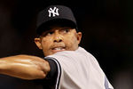 ARLINGTON, TX - APRIL 23:  Mariano Rivera #42 of the New York Yankees throws against the Texas Rangers at Rangers Ballpark in Arlington on April 23, 2012 in Arlington, Texas.  (Photo by Ronald Martinez/Getty Images)