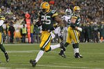 GREEN BAY, WI - DECEMBER 11:  Ryan Grant #25 of the Green Bay Packers scores his second touchdown of the game against the Oakland Raiders at Lambeau Field on December 11, 2011 in Green Bay, Wisconsin. (Photo by Jonathan Daniel/Getty Images)