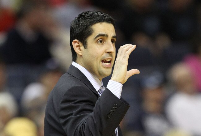 MEMPHIS, TN - APRIL 21:  Kaleb Canales the head coach of the Portland Trail Blazers gives instructions to his team during the NBA game against the Memphis Grizzlies at FedExForum on April 21, 2012 in Memphis, Tennessee. NOTE TO USER: User expressly acknowledges and agrees that, by downloading and or using this photograph, User is consenting to the terms and conditions of the Getty Images License Agreement.  (Photo by Andy Lyons/Getty Images)