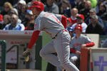CHICAGO, IL - APRIL 22:  Zack Cozart #2 of the Cincinnati Reds bats against the Chicago Cubs at Wrigley Field on April 22, 2012 in Chicago, Illinois. The Reds defeated the Cubs 4-3.  (Photo by Jonathan Daniel/Getty Images)