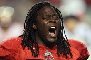 RALEIGH, NC - OCTOBER 28:  Terrell Manning #35 of the North Carolina State Wolfpack celebrates after a 28-24 victory over the Florida State Seminoles during their game at Carter-Finley Stadium on October 28, 2010 in Raleigh, North Carolina.  (Photo by Streeter Lecka/Getty Images)