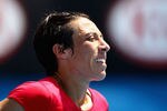 MELBOURNE, AUSTRALIA - JANUARY 18:  Francesca Schiavone of Italy reacts in her second round match against Romina Oprandi of Italy during day three of the 2012 Australian Open at Melbourne Park on January 18, 2012 in Melbourne, Australia.  (Photo by Mark Dadswell/Getty Images)