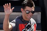 AVONDALE, AZ - MARCH 04:  Dominick Cruz, of the Ultimate Fighting Championship, waves to the crowd before the NASCAR Sprint Cup Series SUBWAY Fresh Fit 500 at Phoenix International Raceway on March 4, 2012 in Avondale, Arizona.  (Photo by Christian Petersen/Getty Images)