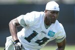 JACKSONVILLE, FL - MAY 05: Wide receiver Justin Blackmon #14 during Jacksonville Jaguars Minicamp at EverBank Field on May 5, 2012 in Jacksonville, Florida (Photo by Rick Dole/Getty Images)