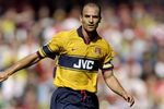 22 Aug 1998:  Steve Bould of Arsenal in action during the FA Carling Premiership match against Liverpool at Anfield in Liverpool, England. The game ended 0-0. \ Mandatory Credit: Shaun Botterill /Allsport