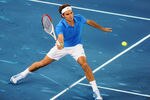 MADRID, SPAIN - MAY 09:  Roger Federer of Switzerland in action during his 3rd round match with Milos Raonic of Canada in the Mutua Madrilena Madrid Open at the Caja Magica on May 9, 2012 in Madrid, Spain.  (Photo by Mike Hewitt/Getty Images)