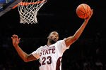 NEW YORK, NY - NOVEMBER 18:  Arnett Moultrie #23 of the Mississippi State Bulldogs rebounds the ball against the Arizona Wildcats at the 2K Sports Classic Benefiting Coaches Vs Cancer at Madison Square Garden on November 18, 2011 in New York City.  (Photo by Patrick McDermott/Getty Images)