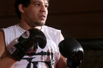 HOLLYWOOD - MARCH 17:  Strikeforce World Lightweight Champion Gilbert 'El Nino' Melendez attends the CBS' Strikeforce MMA Fighters Open Media Workout on March 17, 2010 in Hollywood, California.  (Photo by Valerie Macon/Getty Images)