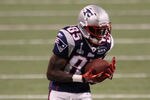 INDIANAPOLIS, IN - FEBRUARY 05:  Chad Ochocinco #85 of the New England Patriots makes a catch against the New York Giants during Super Bowl XLVI at Lucas Oil Stadium on February 5, 2012 in Indianapolis, Indiana.  (Photo by Jeff Gross/Getty Images)
