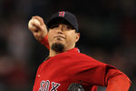 BOSTON, MA - SEPTEMBER 16:  Josh Beckett #19 of the Boston Red Sox throws against the Tampa Bay Rays at Fenway Park September 16, 2011 in Boston, Massachusetts. (Photo by Jim Rogash/Getty Images)
