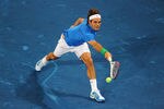 MADRID, SPAIN - MAY 09:  Roger Federer of Switzerland in action during his 3rd round match with Milos Raonic of Canada in the Mutua Madrilena Madrid Open at the Caja Magica on May 9, 2012 in Madrid, Spain.  (Photo by Mike Hewitt/Getty Images)