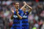 SUNDERLAND, ENGLAND - MAY 13: Rio Ferdinand of Manchester United looks dejected after the Barclays Premier League match between Sunderland and Manchester United at the Stadium of Light on May 13, 2012 in Sunderland, England.  (Photo by Michael Regan/Getty Images)