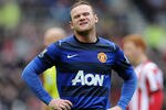 SUNDERLAND, ENGLAND - MAY 13: Wayne Rooney of Manchester United looks dejected during the Barclays Premier League match between Sunderland and Manchester United at the Stadium of Light on May 13, 2012 in Sunderland, England.  (Photo by Michael Regan/Getty Images)