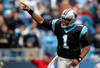 CHARLOTTE, NC - DECEMBER 24:  Cam Newton #1 of the Carolina Panthers celebrates after his team scored a touchdown during their game against the Tampa Bay Buccaneers at Bank of America Stadium on December 24, 2011 in Charlotte, North Carolina.  (Photo by Streeter Lecka/Getty Images)