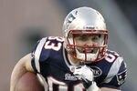 FOXBORO, MA - DECEMBER 24: Wes Welker #83 of the New England Patriots runs with the ball against the Miami Dolphins during the second half of New England's 27-24 win at Gillette Stadium on December 24, 2011 in Foxboro, Massachusetts.  (Photo by Winslow Townson/Getty Images)