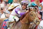 LOUISVILLE, KY - MAY 05:  Mario Gutierrez celebrates atop I'll Have Another after winning the 138th running of the Kentucky Derby at Churchill Downs on May 5, 2012 in Louisville, Kentucky.  (Photo by Andy Lyons/Getty Images)