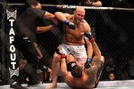 ATLANTA, GA - APRIL 21:  The official stops the fight as Ben Rothwell defeats Brendan Schaub in a knockout during their heavyweight bout for UFC 145 at Philips Arena on April 21, 2012 in Atlanta, Georgia.  (Photo by Kevin C. Cox/Getty Images)