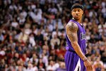 MIAMI, FL - FEBRUARY 21:  Isaiah Thomas #22 of the Sacramento Kings looks on during a game against the Miami Heat at American Airlines Arena on February 21, 2012 in Miami, Florida. NOTE TO USER: User expressly acknowledges and agrees that, by downloading and/or using this Photograph, User is consenting to the terms and conditions of the Getty Images License Agreement.  (Photo by Mike Ehrmann/Getty Images)
