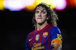 BARCELONA, SPAIN - MAY 05:  Carles Puyol of FC Barcelona looks on during the La Liga match between FC Barcelona and RCD Espanyol at Camp Nou on May 5, 2012 in Barcelona, Spain.  (Photo by David Ramos/Getty Images)