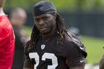 BEREA, OH - MAY 12: Running back Trent Richardson #33 of the Cleveland Browns during the second day of minicamp at Cleveland Browns training facility on May 12, 2012 in Berea, Ohio. (Photo by Jason Miller/Getty Images)