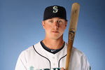 PEORIA, AZ - FEBRUARY 21:  Justin Smoak #17 of the Seattle Mariners poses for a portrait during spring training photo day at Peoria Stadium on February 21, 2012 in Peoria, Arizona.  (Photo by Christian Petersen/Getty Images)