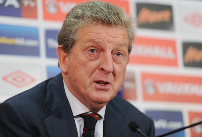 LONDON, ENGLAND - MAY 16:  England manager Roy Hodgson speaks to the media during an England Press Conference at Wembley Stadium on May 16, 2012 in London, England.  (Photo by Michael Regan/Getty Images)