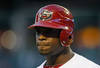 PHOENIX, AZ - MAY 07:  Justin Upton #10 of the Arizona Diamondbacks walks back to the dugout  after striking out against pitcher Lance Lynn #31 of the St. Louis Cardinals during the first inning of a MLB game at Chase Field on May 7, 2012 in Phoenix, Arizona.  (Photo by Ralph Freso/Getty Images)