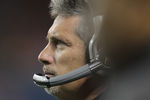 CHICAGO, IL - NOVEMBER 13:  Head coach Jim Schwartz of the Detroit Lions watches as his team takes on the Chicago Bears at Soldier Field on November 13, 2011 in Chicago, Illinois. The Bears defeated the Lions 37-13.  (Photo by Jonathan Daniel/Getty Images)