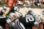 EAST RUTHERFORD, NJ - NOVEMBER 27:  Mark Sanchez #6 of the New York Jets in action against the Buffalo Bills during their game on November 27, 2011 at  MetLife Stadium in East Rutherford, New Jersey.  (Photo by Al Bello/Getty Images)