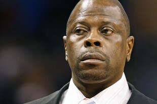 OKLAHOMA CITY, OK -DECEMBER 25:  Orlando Magic Assistant Coach Patrick Ewing looks on during the NBA season opening game December 25, 2011 at the Chesapeake Energy Arena in Oklahoma City, Oklahoma.  Oklahoma City defeated Orlando 97-89. NOTE TO USER: User expressly acknowledges and agrees that, by downloading and or using this Photograph, user is consenting to the terms and conditions of the Getty Images License Agreement.  (Photo by Brett Deering/Getty Images)
