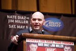 NEW YORK - MARCH 06:   UFC president Dana White speaks at a press conference at Radio City Music Hall on March 06, 2012 in New York City.  UFC announced that their third event on the FOX network will take place on Saturday, May 5 from the IZOD Center in East Rutherford, N.J.. (Photo by Michael Nagle/Getty Images)