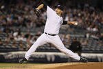 NEW YORK, NY - MAY 18:  Andy Pettitte #46 of the New York Yankees pitches agianst the Cincinnati Redsat Yankee Stadium on May 18, 2012 in the Bronx borough of New York City.  (Photo by Nick Laham/Getty Images)