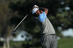 LA JOLLA, CA - JANUARY 29:  Vijay Singh hits his tee shot on the fifth hole during the final round of the Farmers Insurance Open on the South Course of the Torrey Pines Golf Course on January 29, 2012 in La Jolla, California.  (Photo by Stephen Dunn/Getty Images)