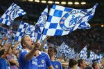 MUNICH, GERMANY - MAY 19:  Chelsea fans support their team during UEFA Champions League Final between FC Bayern Muenchen and Chelsea at the Fussball Arena München on May 19, 2012 in Munich, Germany.  (Photo by Alex Livesey/Getty Images)