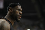 INDIANAPOLIS, IN - MAY 20: Lebron James #6 of the Miami Heat reacts after dunking the ball against the Indiana Pacers in Game Four of the Eastern Conference Semifinals in the 2012 NBA Playoffs at Bankers Life Fieldhouse on May 20, 2012 in Indianapolis, Indiana. The Heat defeated the Pacers 101-93. NOTE TO USER: User expressly acknowledges and agrees that, by downloading and/or using this photograph, User is consenting to the terms and conditions of the Getty Images License Agreement. (Photo by Jonathan Daniel/Getty Images)
