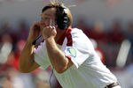 TUSCALOOSA, AL - SEPTEMBER 24:  Defensive coordinator and assistant coach Kirby Smart of the Alabama Crimson Tide against the Arkansas Razorbacks at Bryant-Denny Stadium on September 24, 2011 in Tuscaloosa, Alabama.  (Photo by Kevin C. Cox/Getty Images)