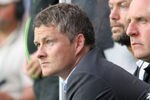 TRONDHEIM, NORWAY - AUGUST 07:  Molde FK manager Ole Gunnar Solskjaer looks on during the Norwegian Tippeligaen match betwen Rosenborg BK and Molde FK held on August 7, 2011 at the Lerkendal Stadion in Trondheim, Norway. (Photo by Fridtjof M. Jonassen/EuroFootball/Getty Images)