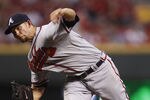 CINCINNATI, OH - MAY 21:  Mike Minor #36 of the Atlanta Braves delivers the pitch during the game against the Cincinnati Reds at Great American Ball Park on May 21, 2012 in Cincinnati, Ohio.  The Reds defeated the Braves 4-1.  (Photo by John Grieshop/Getty Images)