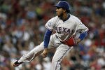 HOUSTON - MAY 18:  Neftali Feliz #30 of the Texas Rangers throws against the Houston Astros at Minute Maid Park on May 18, 2012 in Houston, Texas.  (Photo by Bob Levey/Getty Images)
