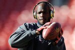 LANDOVER, MD - DECEMBER 11:   Chad Ochocinco #85 of the New England Patriots warms up before a game against the Washington Redskins at FedExField on December 11, 2011 in Landover, Maryland.  (Photo by Patrick McDermott/Getty Images)